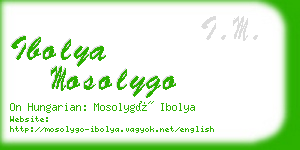 ibolya mosolygo business card